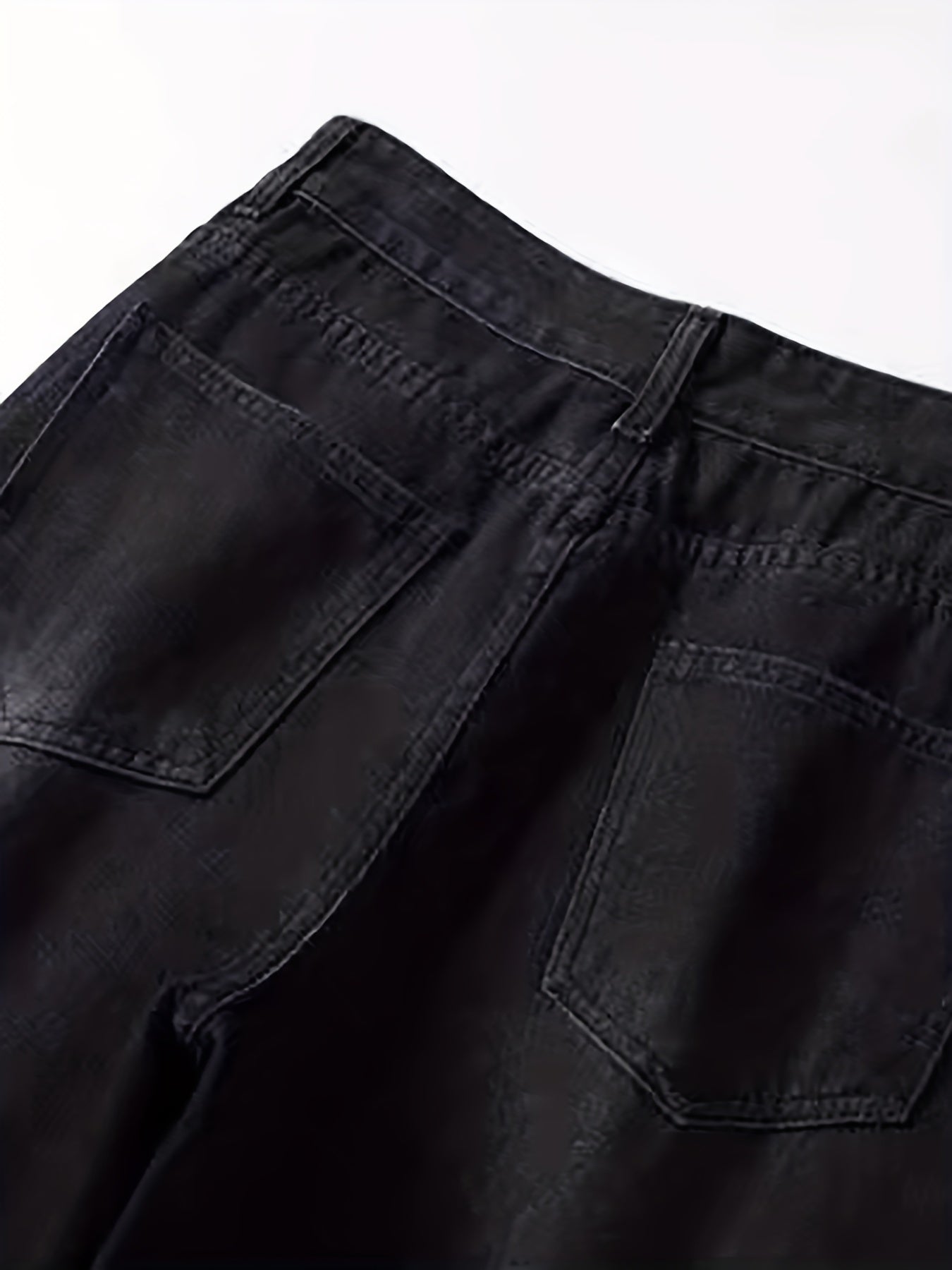 Slim Fit Jeans Men Casual Straight Leg Denim Pants Spring Summer