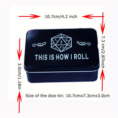 Metal Dice Box for Storing Dice Collecting