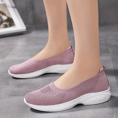 Women's Slip On Mesh Sneakers Lightweight Breathable Walking Shoes