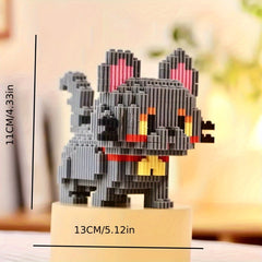 1505pcs Cat Building Blocks Puzzle Set for Ages 14