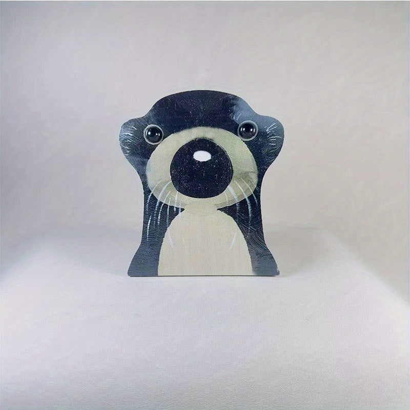 Wooden Desktop Glasses Storage Display Stand
