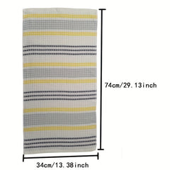 3 Pack Cotton Waffle Weave Hand Towels Absorbent Quick Dry Plush Hand Towel