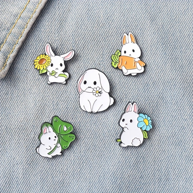 Cute Rabbit Brooch for Teen Girls