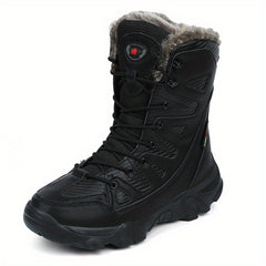 Men's Rugged Snow Boots Winter Thermal Shoes Hiking Boots