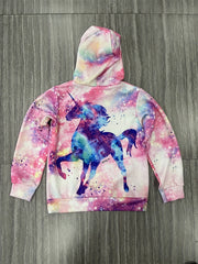 Kids Cartoon Unicorn Hoodie Boys Girls Sweatshirt 4-14 Years Old