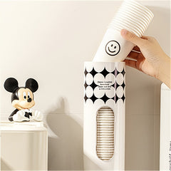 Nordic Cream Style Wall-Mounted Cup Holder for Water Dispenser