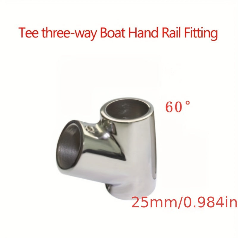 Polarlander Handrail Connector Stainless Steel 60 25mm Pipe Tube Joint