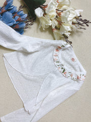 Floral Ruffle Lace Sunscreen Shawl UV Protection Cardigan