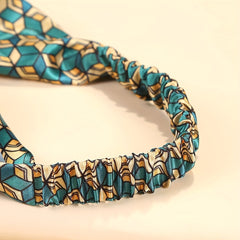 Anime Series Headband Triangle Scarf Elastic Turban Geometric Print Bandana