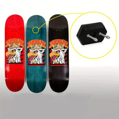 Skateboard Display Rack Wall Stand Indoor Floating Storage