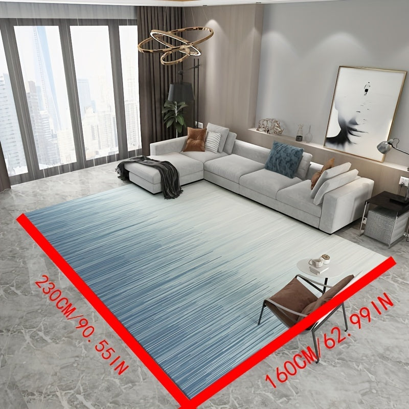 Large Area Rug Modern Crystal Velvet Rug Non-slip Soft Mat