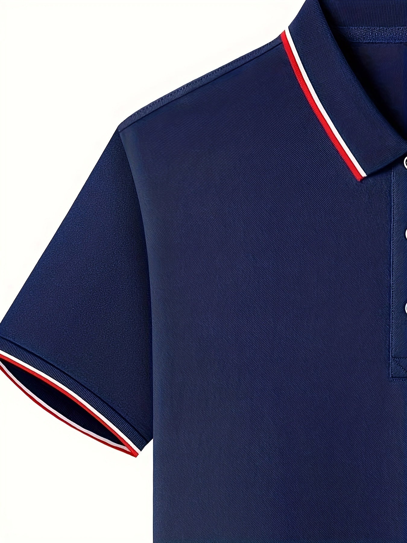 Skidog Men's Lapel Polo Shirt Stretch Breathable Short Sleeve Top