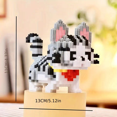 1505pcs Cat Building Blocks Puzzle Set for Ages 14