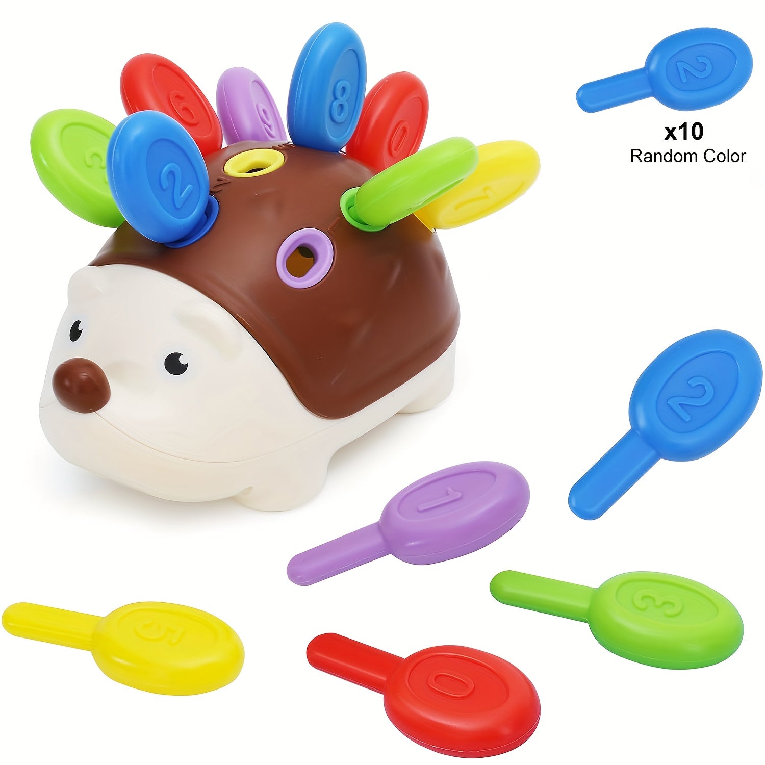 Montessori Sensory Hedgehog Toys For Baby Toddler Fine Motor Skills Learning