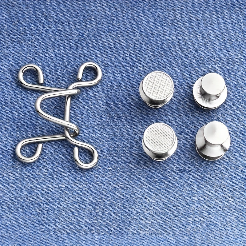 Detachable Buttons For Jeans Waist Adjustment Buckle Waist Tightener