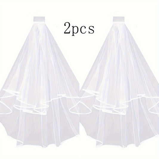Bridal Headpiece & Veil Set for Bachelorette Party