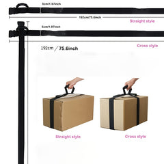 Box Carrying Strap with Handle Securely Lift & Transport Boxes