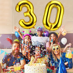 101 6 Cm Balloon Large Balloon For Birthday Party And Anniversary Event golden