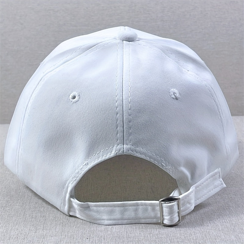 Rhinestone Rabbit Baseball Cap Sun Hat for Women