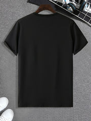 Men's Planet Print T shirt - Stretch Breathable Tee
