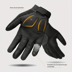 Men's Outdoor Training Touch Screen Vibration Absorption Gloves