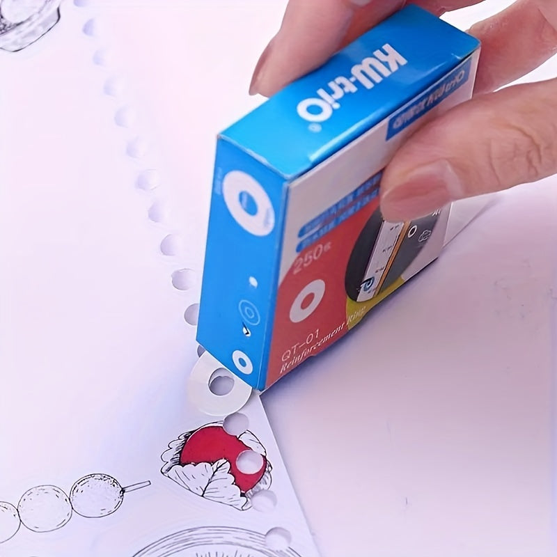 Adhesive Hole Reinforcement Stickers for Loose Leaf Books