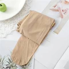 Casual Stockings Women's 40D Solid Nylon High Rise Stretch Panty