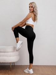 Cross Waist Yoga Butt Lifting Pants