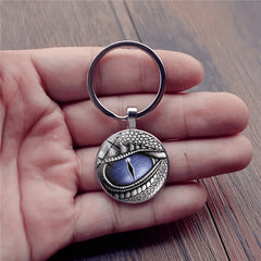 Vintage Lizard Eye Keychain For Boys Bag Wallet
