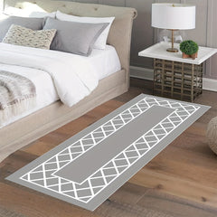 Modern Moroccan Hallway Rug Line Bohemian Kitchen Washable Runner Rug
