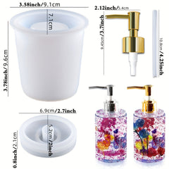 Perfume Bottle Silicone Molds Set for Resin Casting DIY Craft