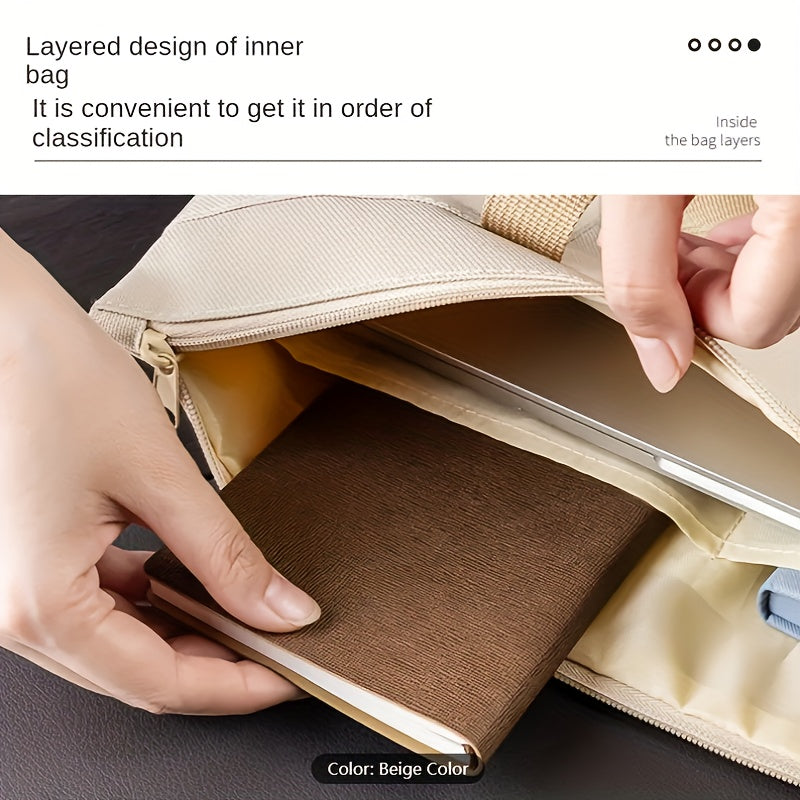 Water Repellent Laptop Shoulder Bag Briefcase