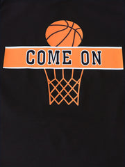 Boys Basketball Jersey Set Sleeveless Top & Shorts Quick Drying Tank