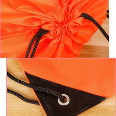 Portable Drawstring Backpack Gym Bag for Trip Travel School