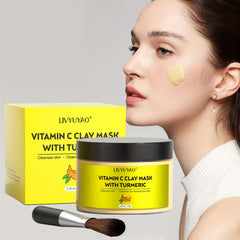 Vitamin C Turmeric Clay Mask for Skin Care
