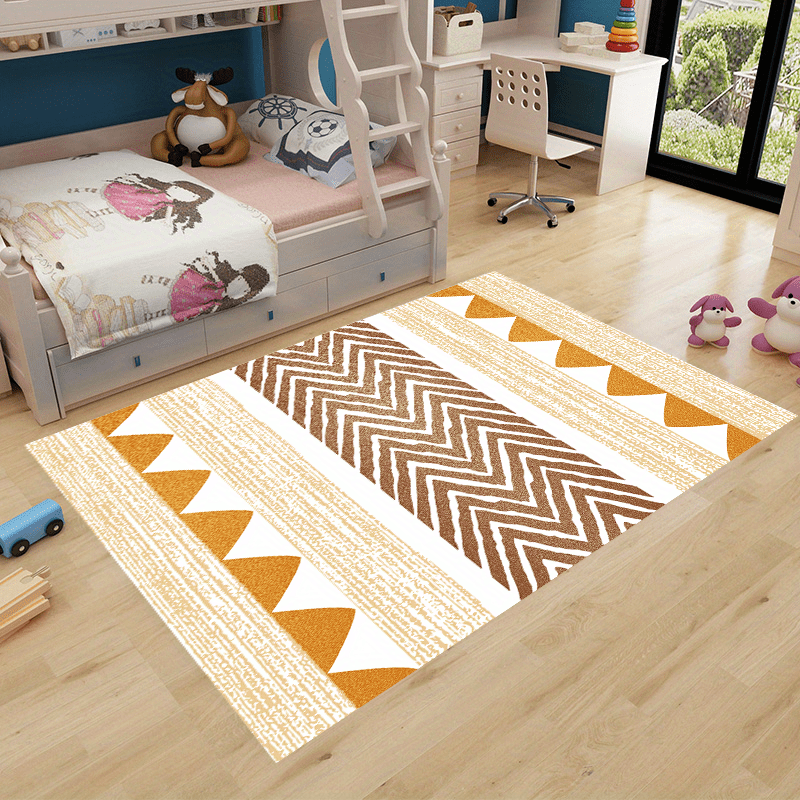 Modern Fluffy Faux Wool Area Rug Non-Slip Large Carpet for Living Room Bedroom