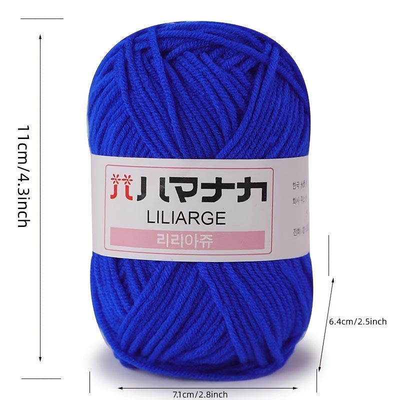 25g Milk Yarn 4ply Knitting Wool Crochet Scarf Hat Yarn DIY