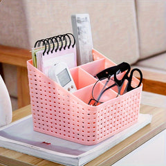 Plastic Desktop Storage Box Remote Control Organizer