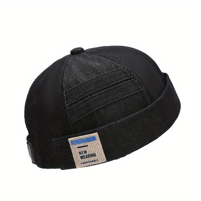 Cotton Sunshade Skullies & Beanies Hat With Alphabets