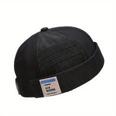 Cotton Sunshade Skullies & Beanies Hat With Alphabets