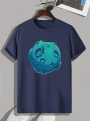 Men's Ball With Holes Print Graphic T shirt