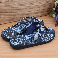 Men's Camouflage Massage Thong Sandals Non Slip Flip-flops
