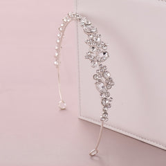 Golden Baroque Crystal Hairband Headband Bridal Wedding Favor