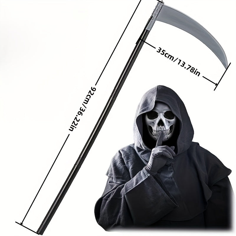 Halloween Reaper Scythe Plastic Weapon Decorative Props