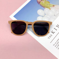 Girl's Square Large Frame Sunglasses for Outdoor Travel