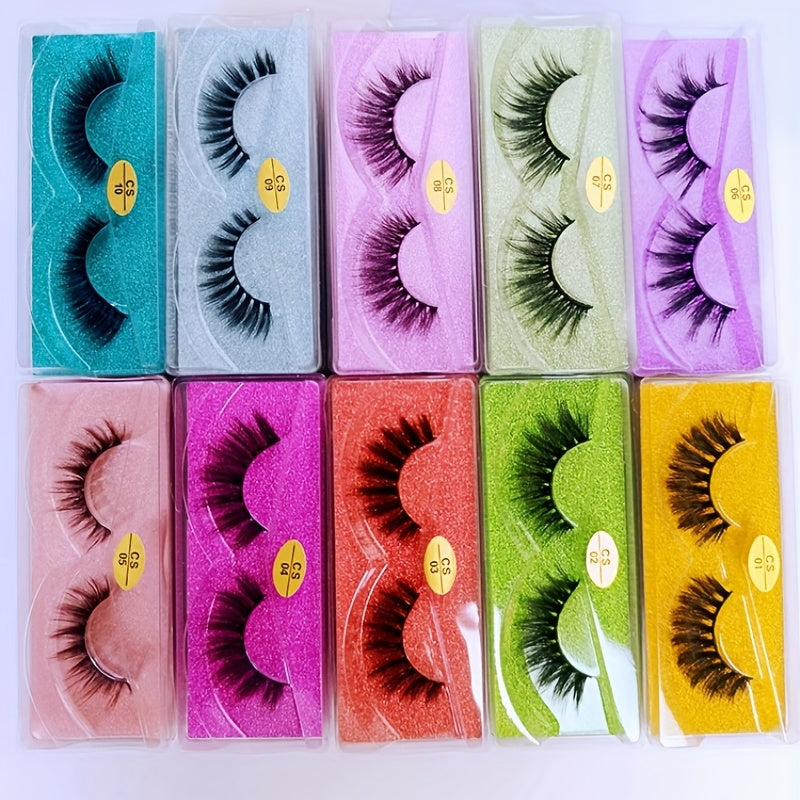 100 Pairs 3D Mink Lashes in Glitter Box