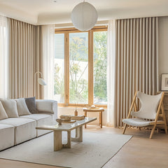 Cream Blackout Curtain for Home Decor