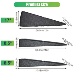 3pcs Incline Plate Set Deep Squat Heel Raise & Calf Raise Non Slip Board