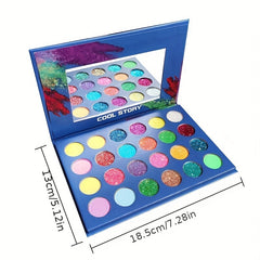 UV Fluorescent Eyeshadow Palette for Halloween Parties