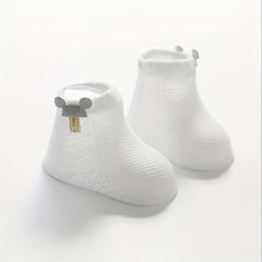 4Pairs Newborn Baby Socks Cotton Blend Comfy Boys Girls